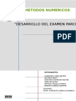 Solucionario Del Examen Parcial - Metodos Numericos - Grupo 4