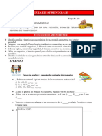 Actividad de Segundo Año Sucesiones Geométricas