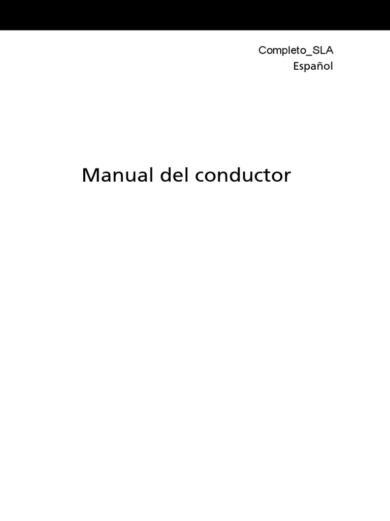 Manual Del Conductor PDF PDF Transmisión (Mecánica) Neumático