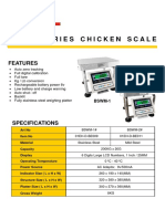 BSWM Series Chicken Scale: Features