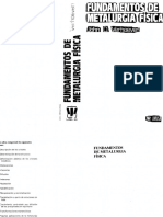 Fundamentos de Metalurgia Física, Veroheven