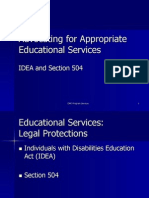 Advocating For Appropriate Educational Services