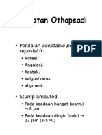 Cacatan Orthopeadi