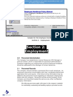 Bizmanualz Employee Handbook Policies and Procedures Sample