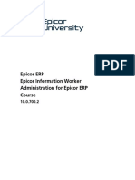 Epicor Information Worker Admin