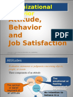 Attitude, Behavior & Job Satisfaction - Class