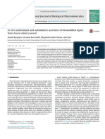 In Vitro Antioxidant and Antidiabetic Activities of Biomodified Lignin From Acacia Nilotica Wood 2015 International Journal of Biological Macromolecul