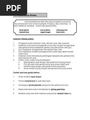 Kata Ganda Berima Pdf