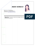 Janice Naredo Songco: Objective