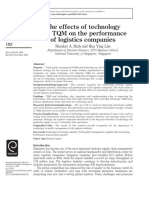 The Effects of Technology and TQM on The
