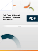 InfoVista Xeus Pro 5 Call Trace & Network Parameter Collection Procedures