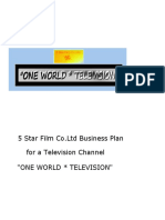 Oneworldtelevisionbusinessplan 