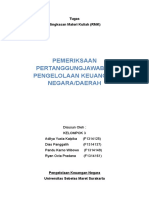 Pemeriksaan Pertanggungjawaban Pengelolaan Keuangan Negara