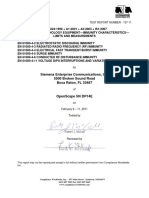Emc Test Report - Osb 50i Dp14e - En55024