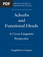 Cinque (1995) - Adverbs and Functional Heads