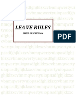 Leave Rules