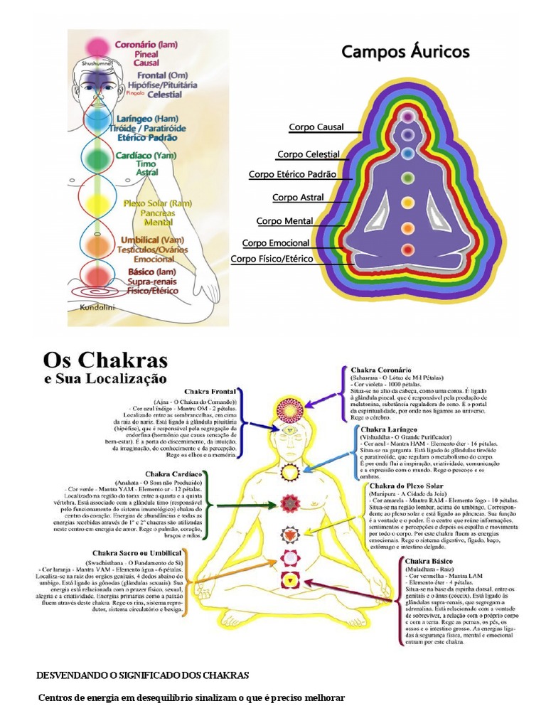 Significado dos Chakras e Suas Funções | PDF | Chacra | Science