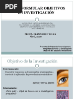 Download Objetivos de Investigacion-unefa by franadasi SN30626077 doc pdf