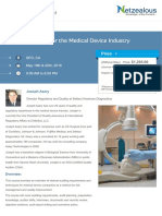 Internal Auditing For The Medical Device Industry: Compliance