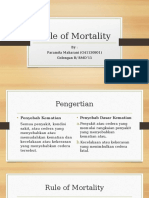 Paramita Maharani (G41130801) Rule of MOrtality