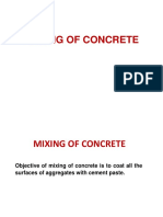 Chapter 3 - Mixing of Concrete
