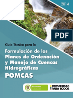 Guia Tecnica Para La Formulacion de Planes de Ordenacion y Manejo de Cuencas Hidrograficas POMCAS