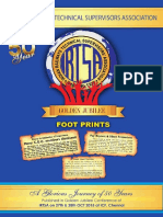 Foot Prints Indian Railways Technical Supervisors Association GOLDEN JUBILEE YEAR A Look Back at The Glorious Journey Glimpse of 50 Glorious Years of Struggle & Achievements (1965 - 2015)
