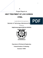 Heat Treatment of Low Carbon Steel