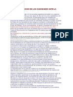 Carta de Derechos de Los Ciudadanos Ante La Justicia