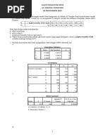 Soal Ujian Praktek SPSS