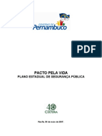 Plano Estadual de Segurança Pública de Pernambuco - Pacto Pela Vida