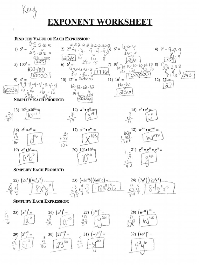 exponent-worksheet-multipliction-answer-key
