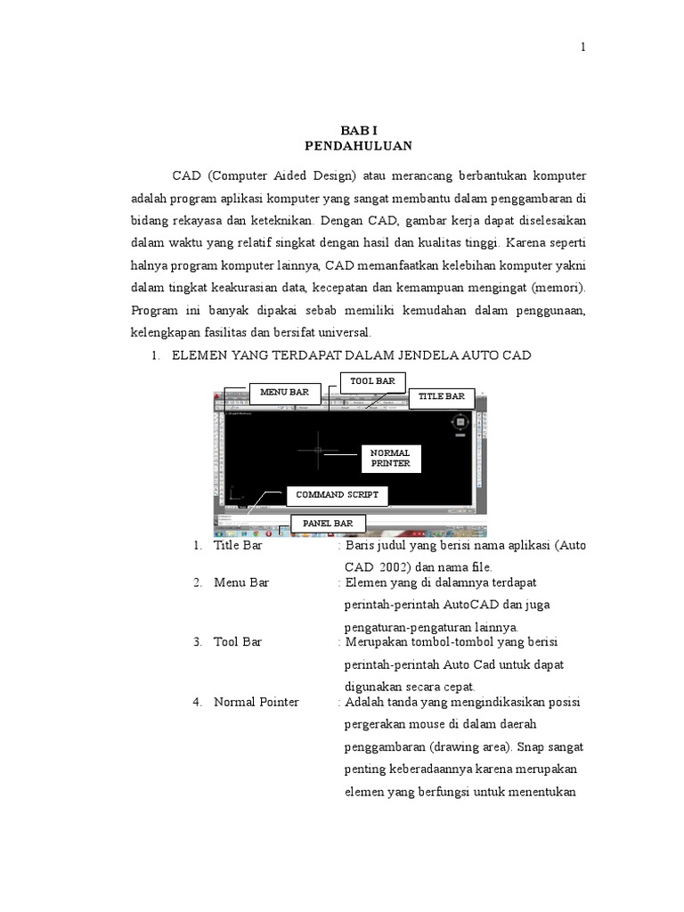 Panduan Lengkap AutoCAD untuk Pemula | PDF