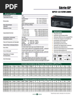 GP12-1.3 (12V 1,3Ah @C100)