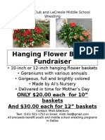 Flower Basket Flyer