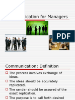 Managerial Communication - Part I