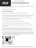Sample Cross Examination Questions | PDF | Cross Examination | Witness