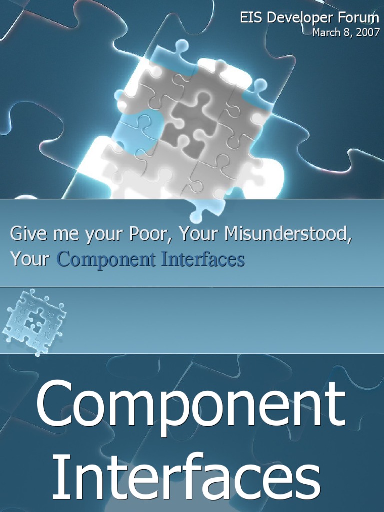 PeopleSoft Component Interfaces