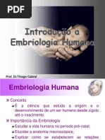 Embriologia Humana resumida