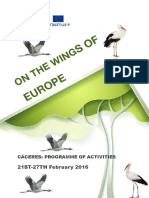 Programa On The Wings of Europe PDF PDF