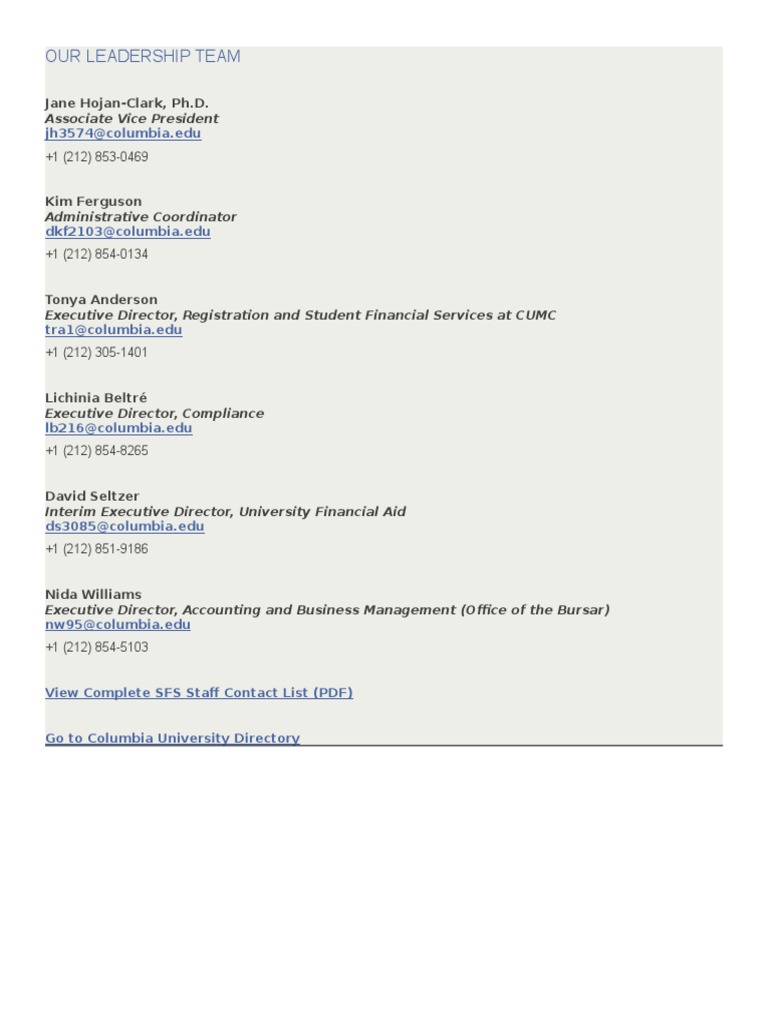 Columbia | PDF | Science And Technology | Academia