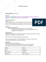 Microteach Lesson Plan: Objective by Robert Frost's "The Road Not Taken." Common Core Standard