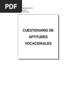 Download Cuestionario de Aptitudes Vocacionales by Vanesa Angelica Yolanda Barriga Luna SN306314726 doc pdf