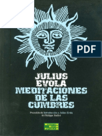 Meditaciones de Las Cumbres Julius Evola PDF
