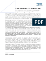 NDP Camposol Migra A La Plataforma SAP HANA Con IBM