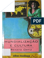 ORTIZ, Renato. Mundializacao e Cultura