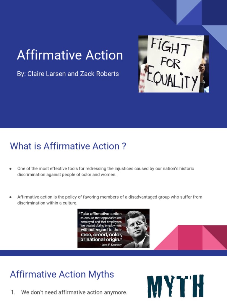 Affirmative Action | PDF