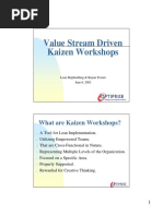 Value Stream Driven Kaizen Workshops