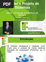 Aula 2 - Introdução a Engenharia de Software