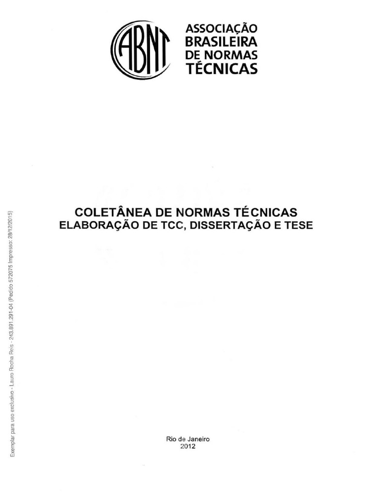 Abnt (Ocr) | PDF | Rio de Janeiro | Emenda Constitucional